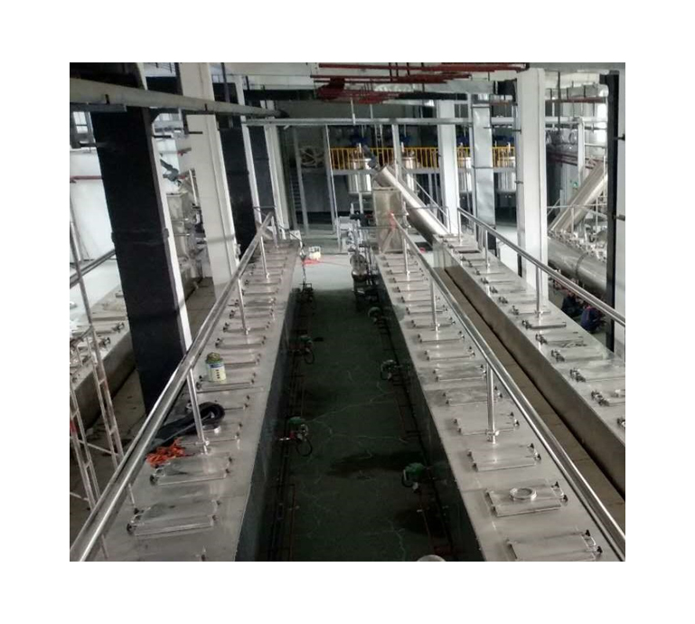 Production line for extracting organic and natural anthocyanin from fruits and vegetables